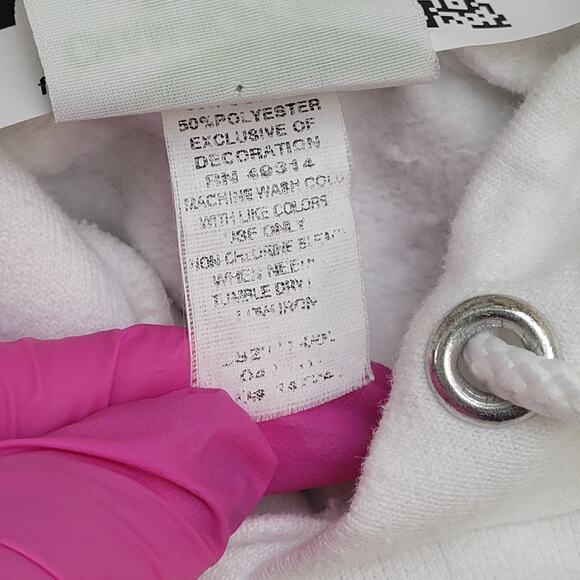 Sandford University Hoodie Large 24x25 White Cardinal - Picture 7 of 13